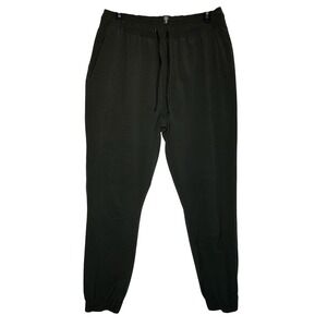 Volcom Mens‎ Jogger Pants Dark Olive Green Elastic Waist Cuffed Tapered Size L